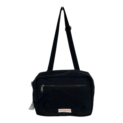 Holzrichter canvas crossbody bag, black
