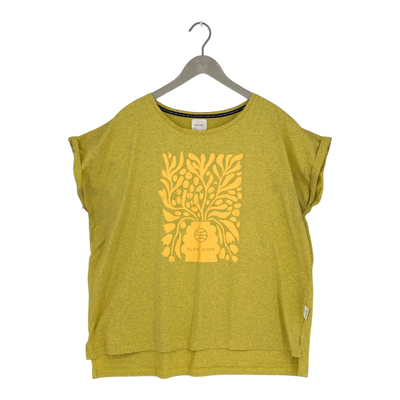 Globe Hope t-shirt, yellow | woman XL