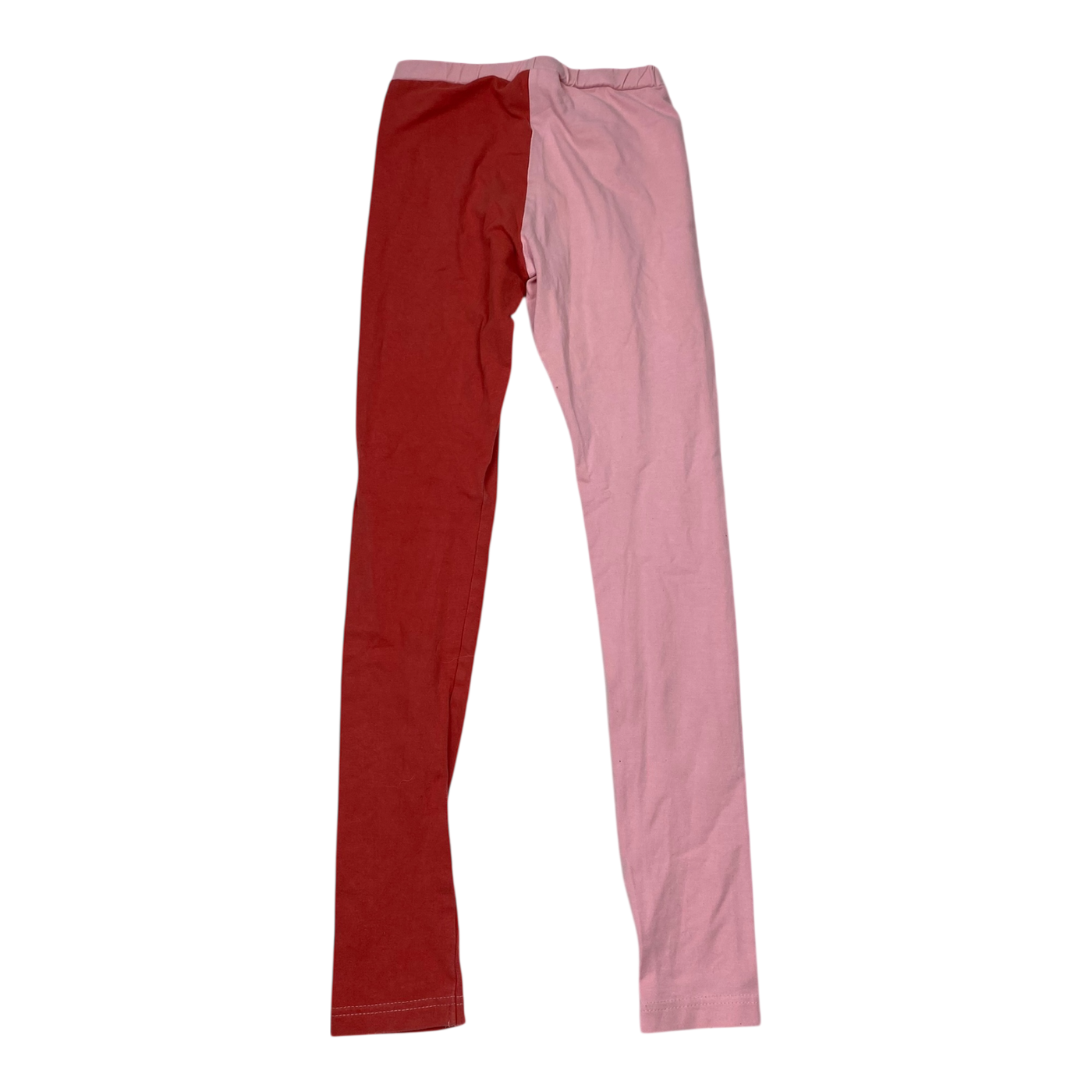Gugguu block leggings, red & pink | 134cm