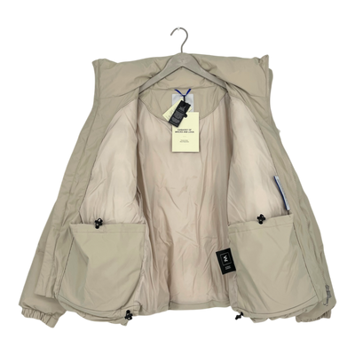 Embassy of Bricks and Logs Novelty puffer jacket, sand | unisex L