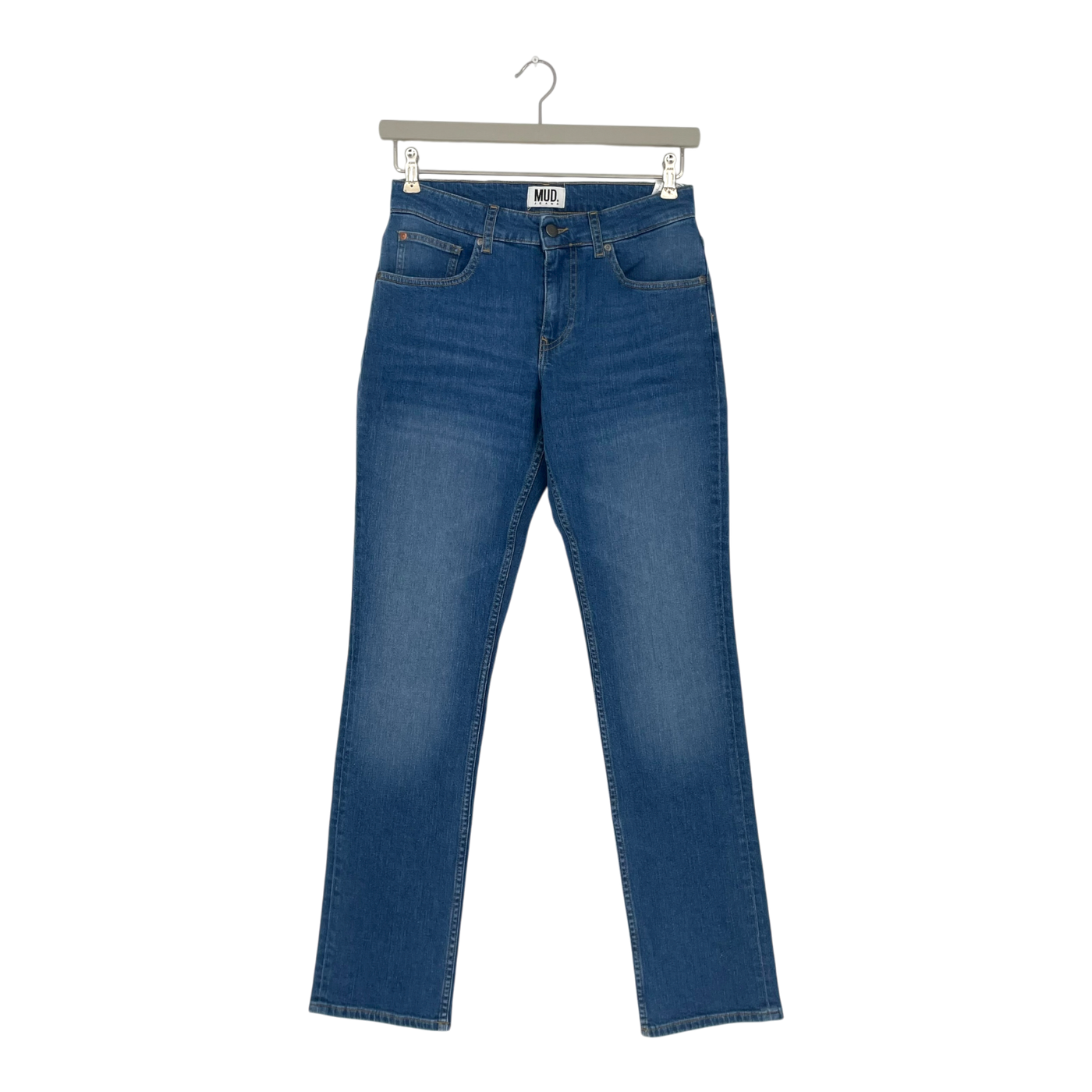 Mud Jeans logan slim jeans, denim blue | woman 27/34