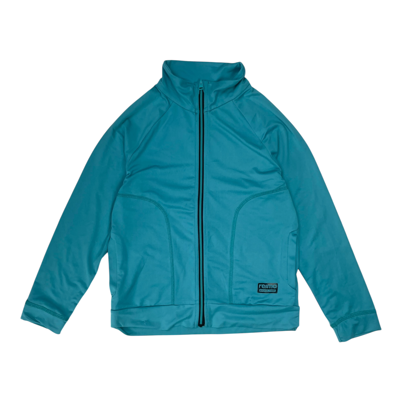 Reima harkat zip sweater, teal | 128cm