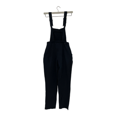 Kaiko sweat dungarees, black | woman S