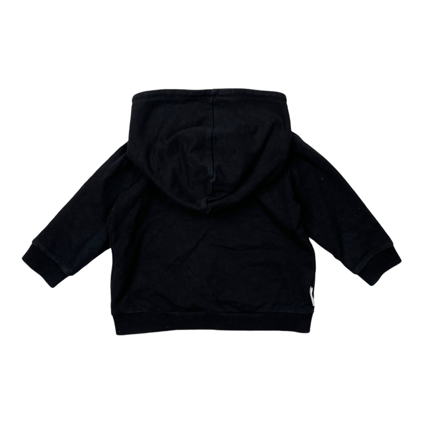 Gugguu basic hoodie, black | 86cm