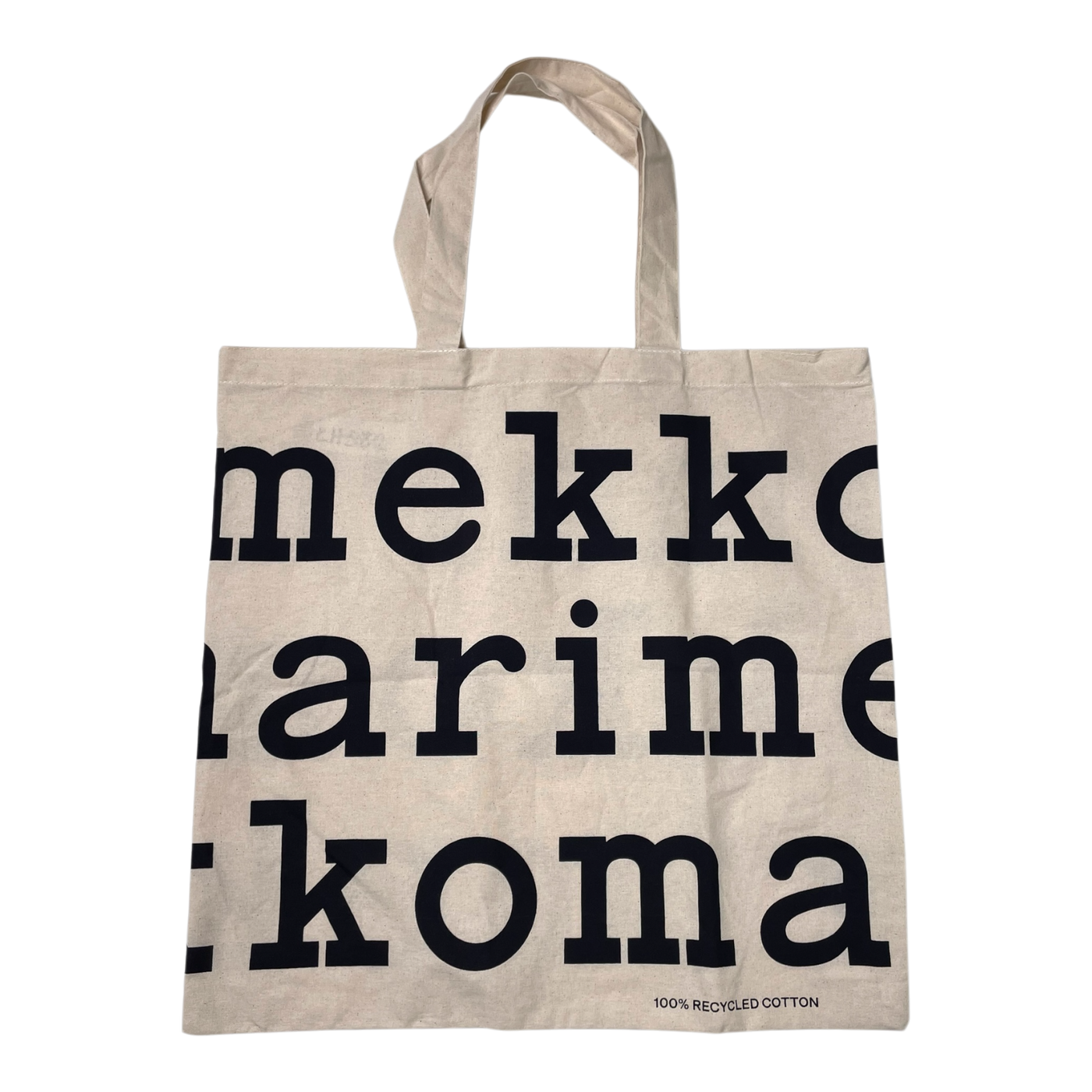 Marimekko logo bag, vanilla & black | onesize