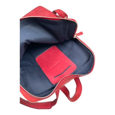 Harold's Bags duo backpack, red