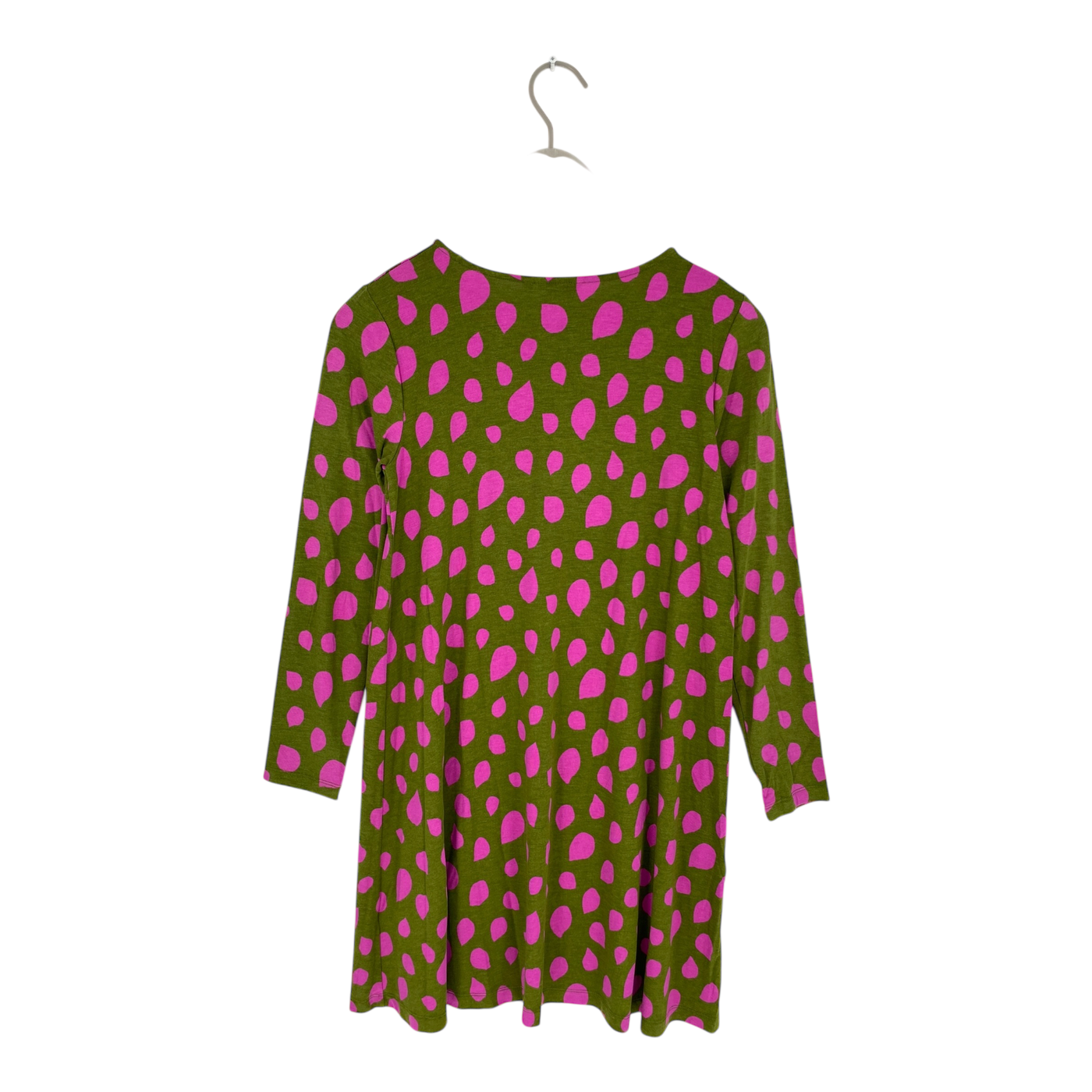 Marimekko imidi tunic dress, green/fuchsia | woman XS