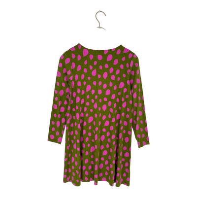 Marimekko imidi tunic dress, green/fuchsia | woman XS