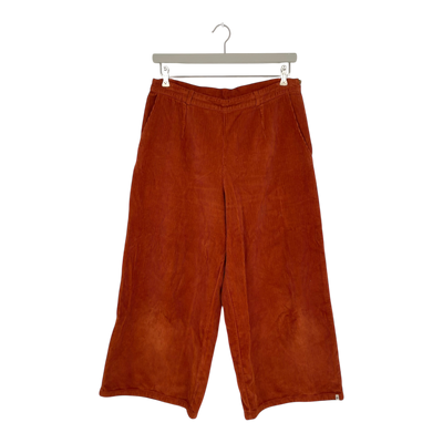 Kaiko wide leg corduroy pants, mahogany | woman 42