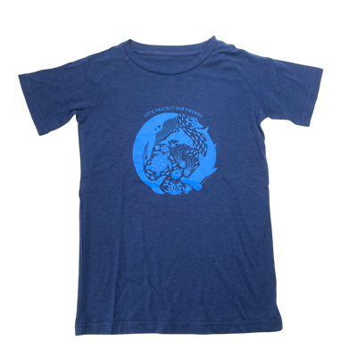 Isbjörn merino t-shirt, sea animals | 122/128cm