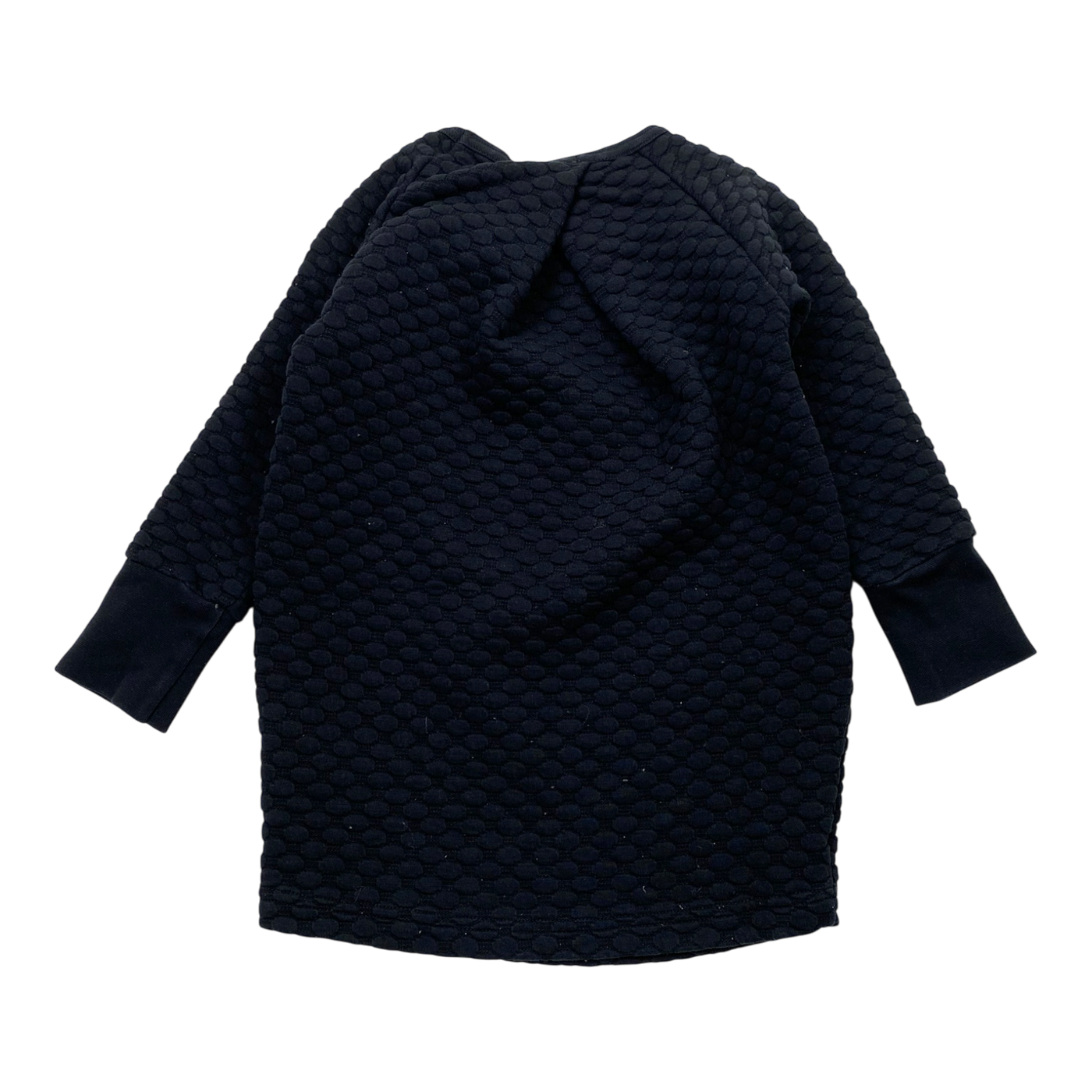 Aarre bubble sweat dress, black | 90cm
