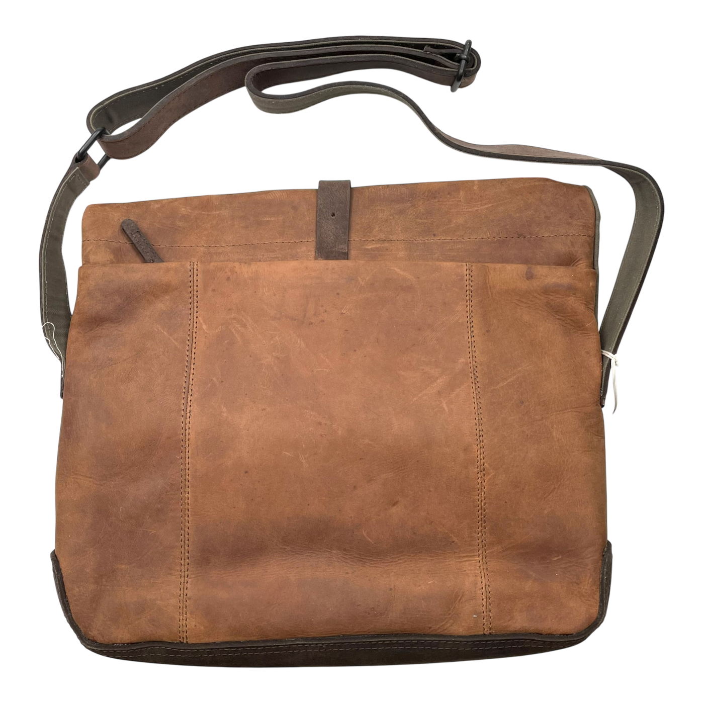 Harold's Bags leather messenger bag M, nature