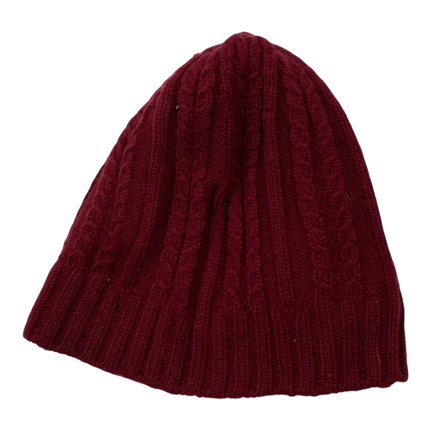 North Outdoor wool beanie, wine | adult onesize