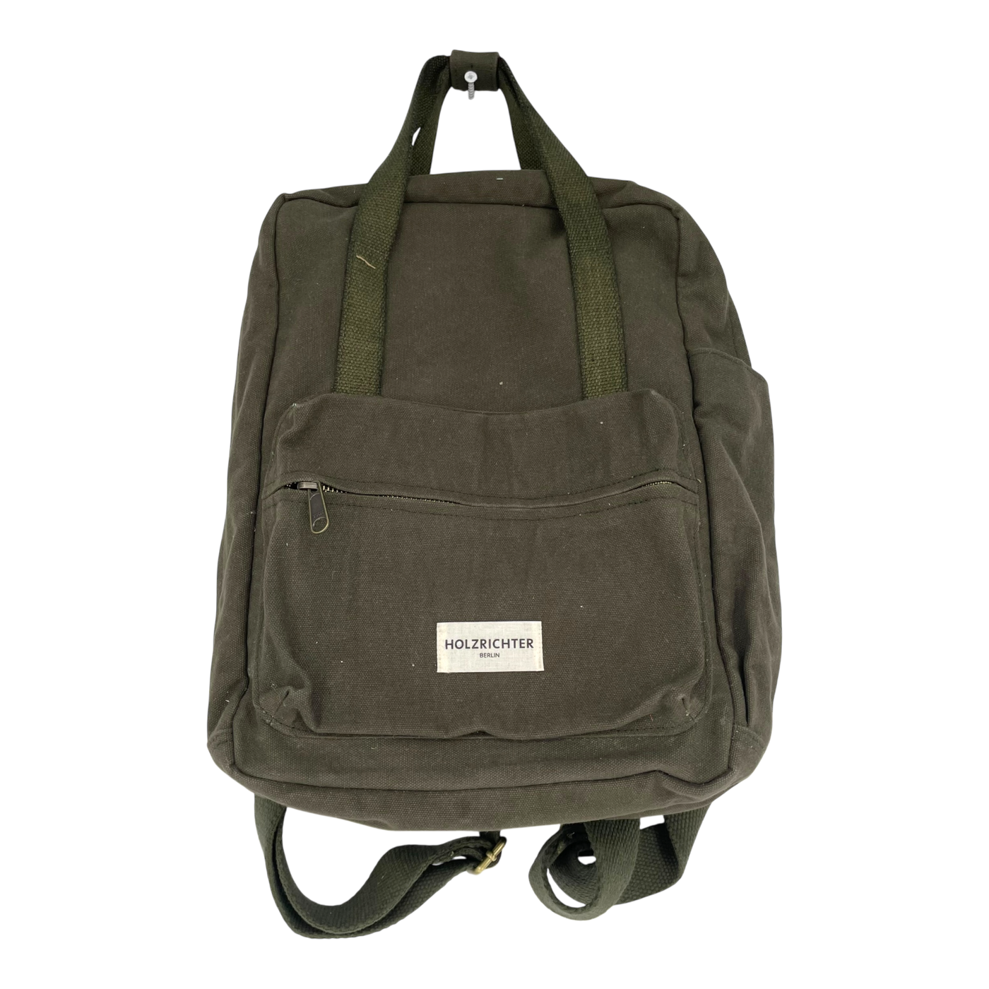 Holzrichter canvas backpack, hunter green
