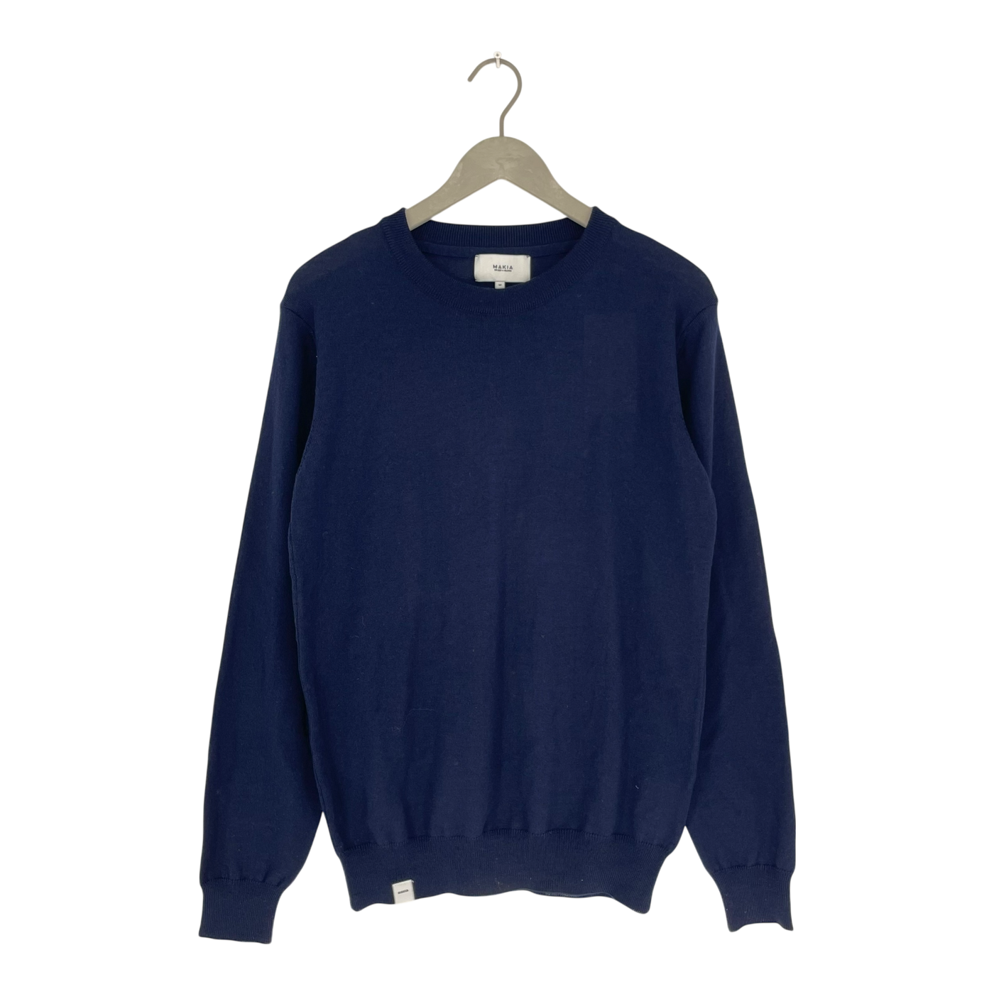 Makia merino knit sweater, navy | unisex M