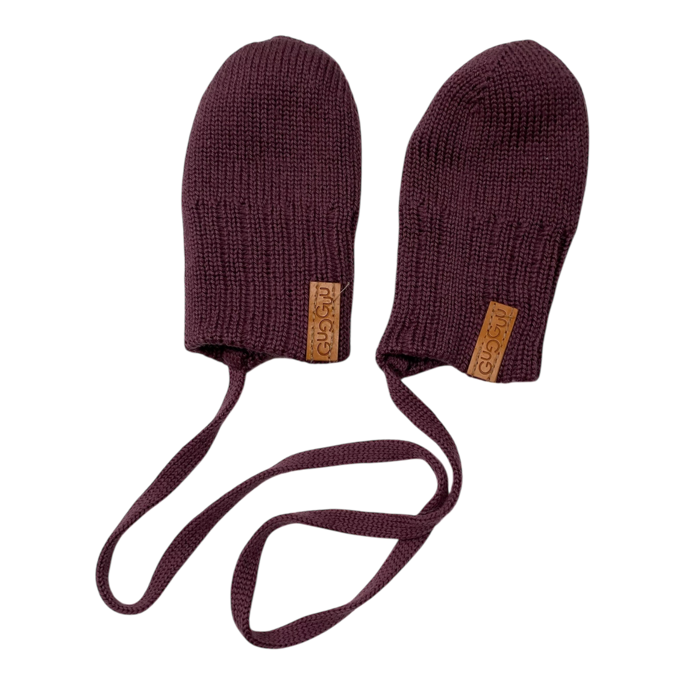 Gugguu merino mittens, purple | baby