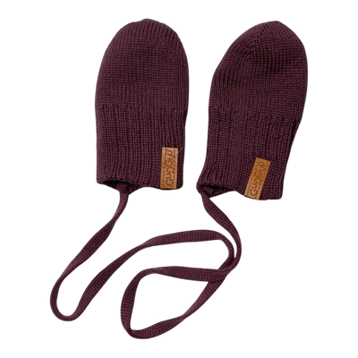 Gugguu merino mittens, purple | baby