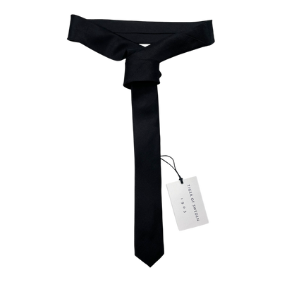 Tiger of Sweden tido5 silk tie, black
