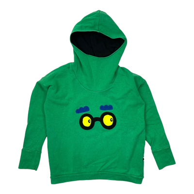 Papu giant kid pepper hoodie, green | 134/140cm