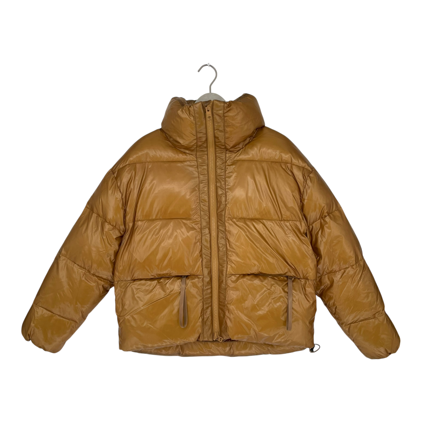 Embassy of Bricks and Logs millery puffer jacket, shiny caramel | unisex S
