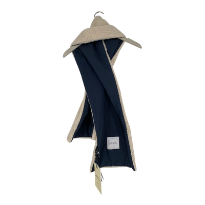 Embassy of Bricks and Logs bayonne sherpa scarf, beige