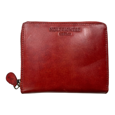Holzrichter leather wallet, red