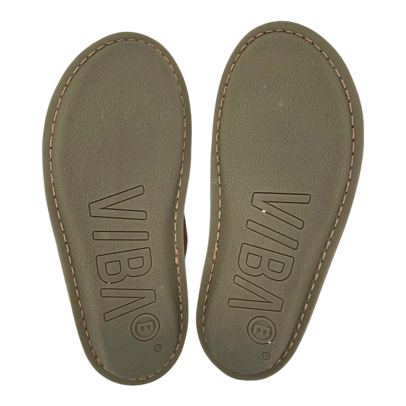VIBAe Roma leather slippers, cognac brown | 43
