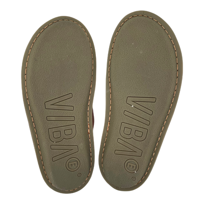 VIBAe Roma leather slippers, cognac brown | 43