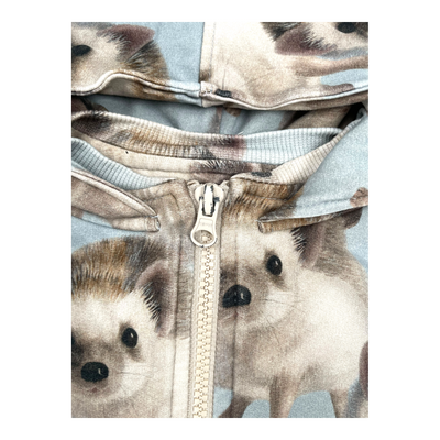 Metsola sweat jumpsuit, hedgehog | 98/104cm