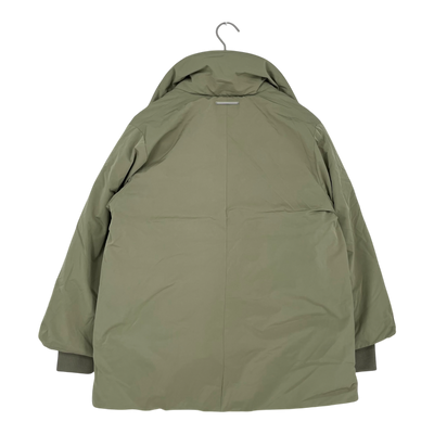 Embassy of Bricks and Logs avalon puffer jacket, pale olive | unisex S