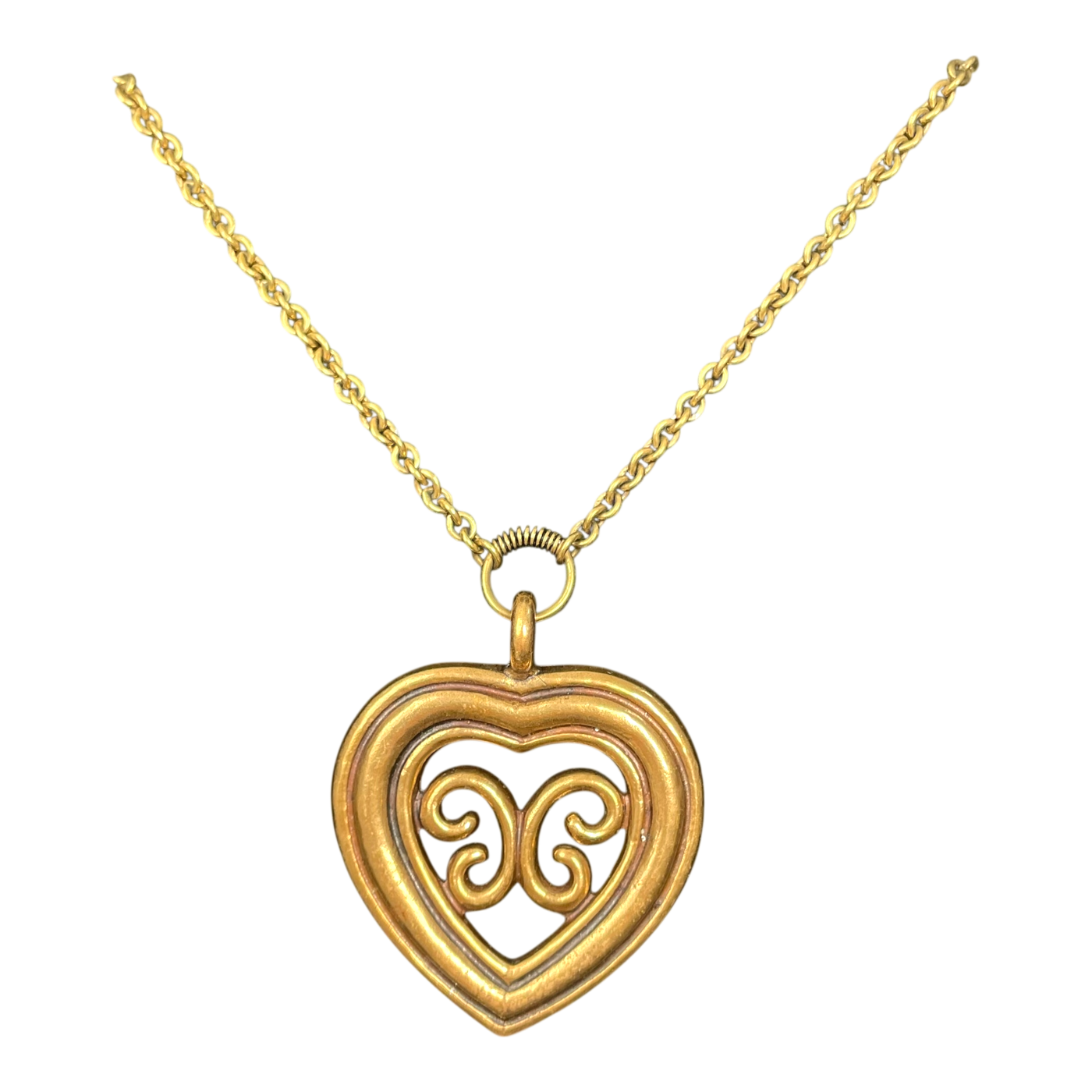 Kalevala Koru utajärven sydän necklace, bronze