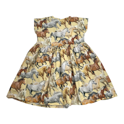 Molo t-shirt dress, horse | 104cm