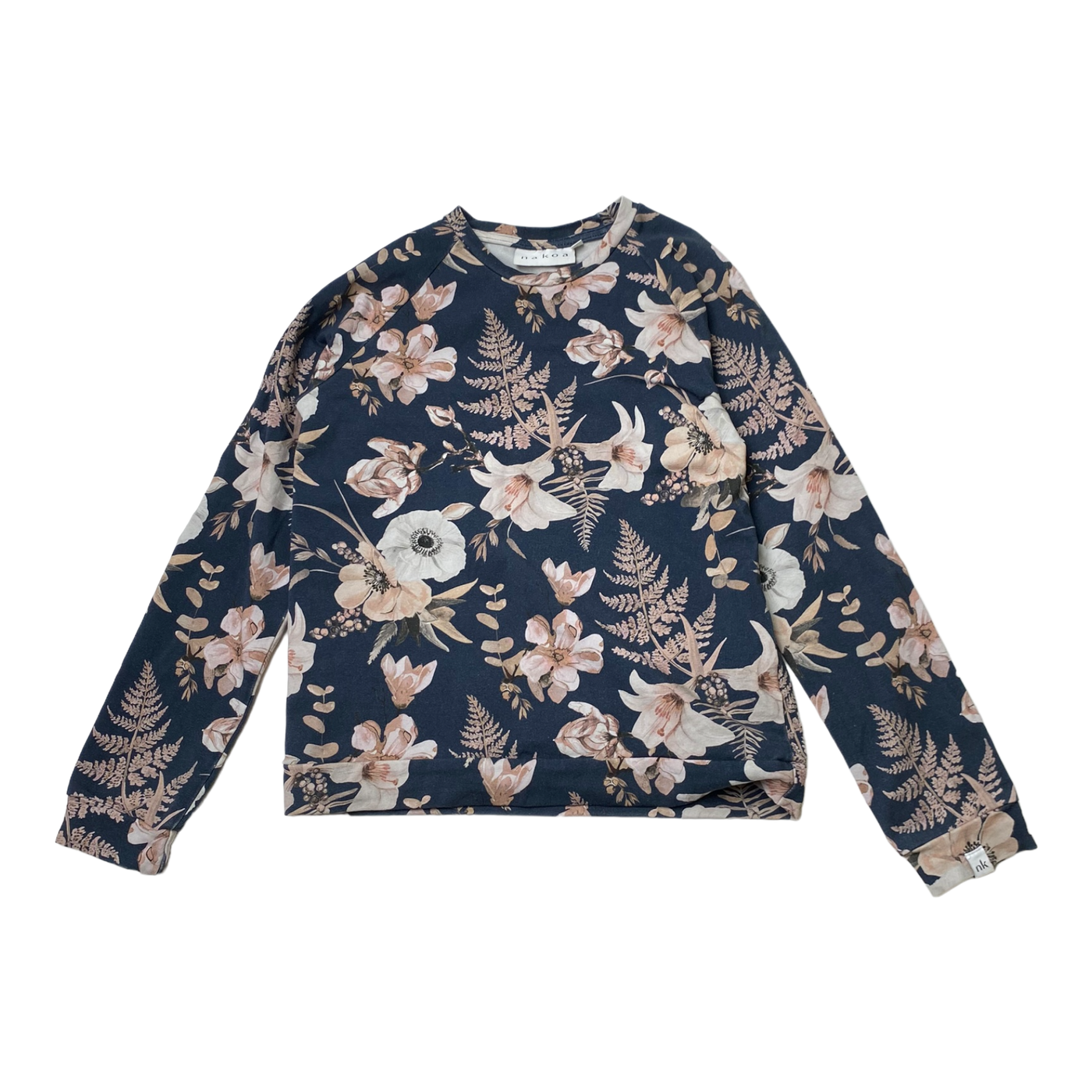 Nakoa sweatshirt, flower | 140/146cm