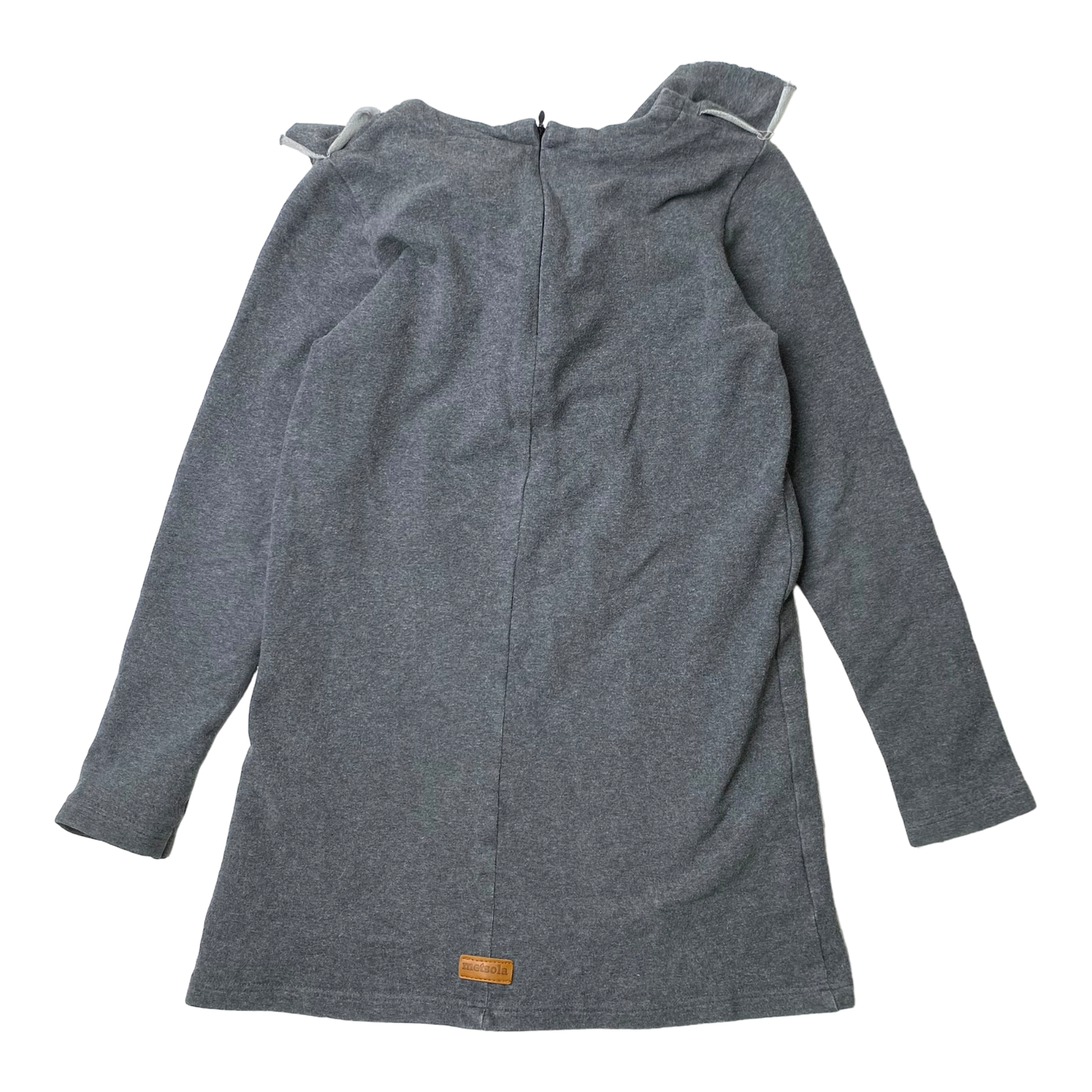 Metsola frill sweat dress, grey | 134/140cm