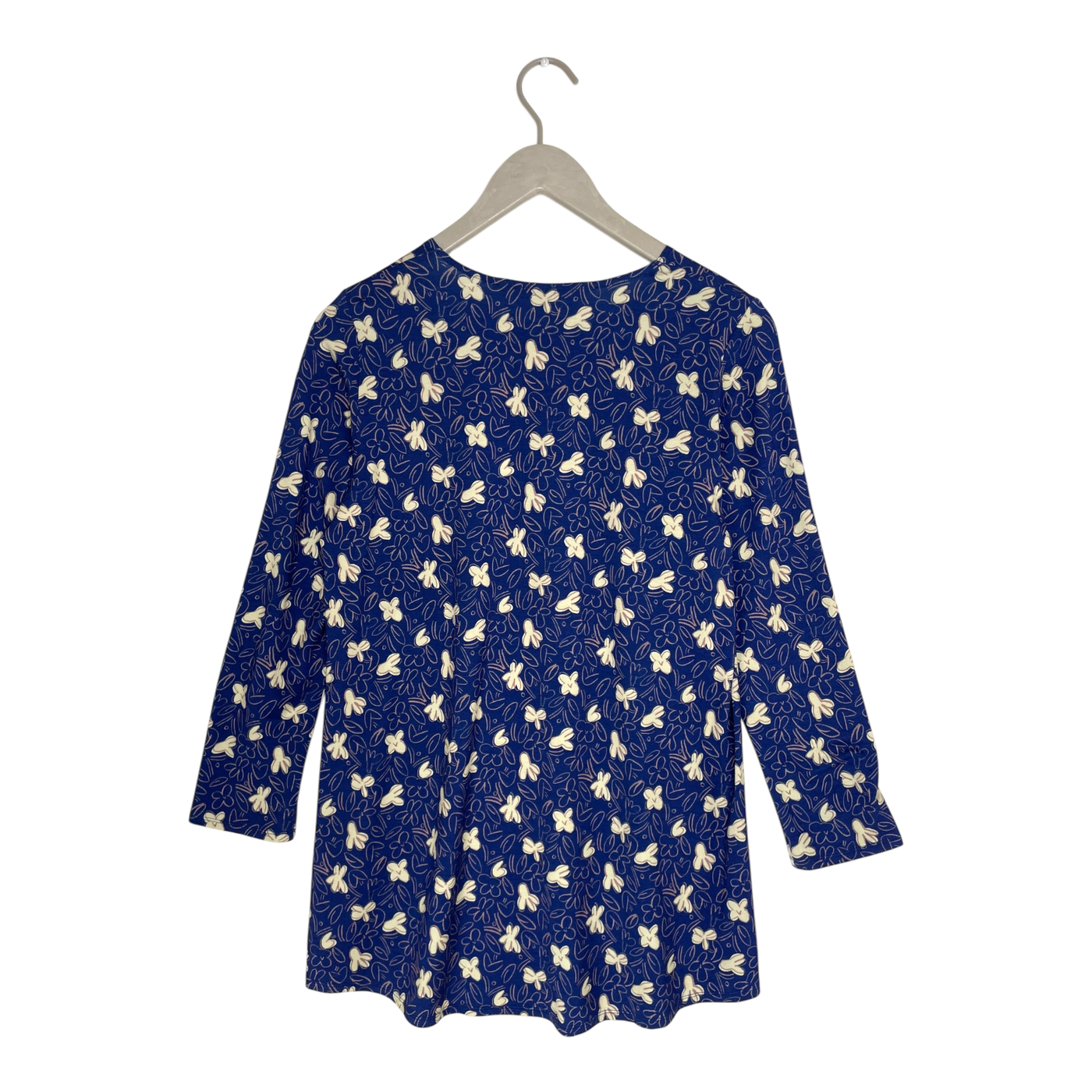 Falla lieko tricot shirt, blue flower | woman S