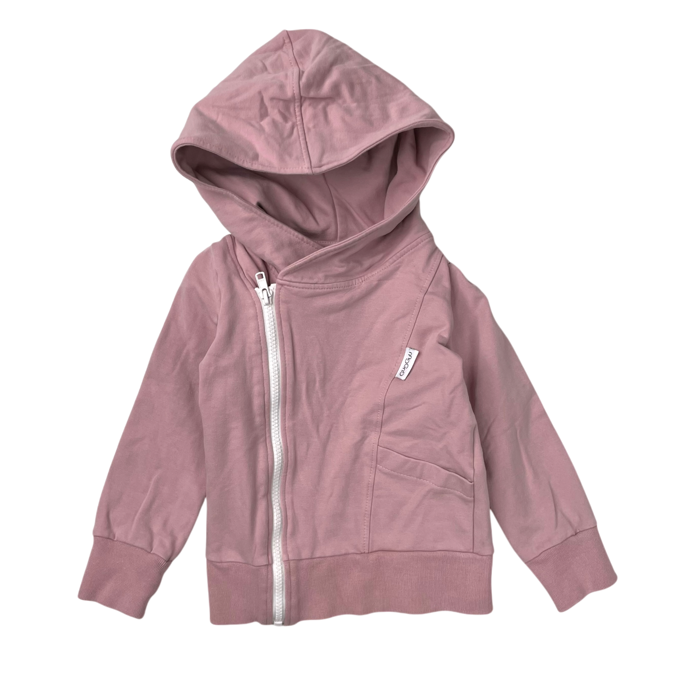 Gugguu zipper hoodie, pink | 92cm