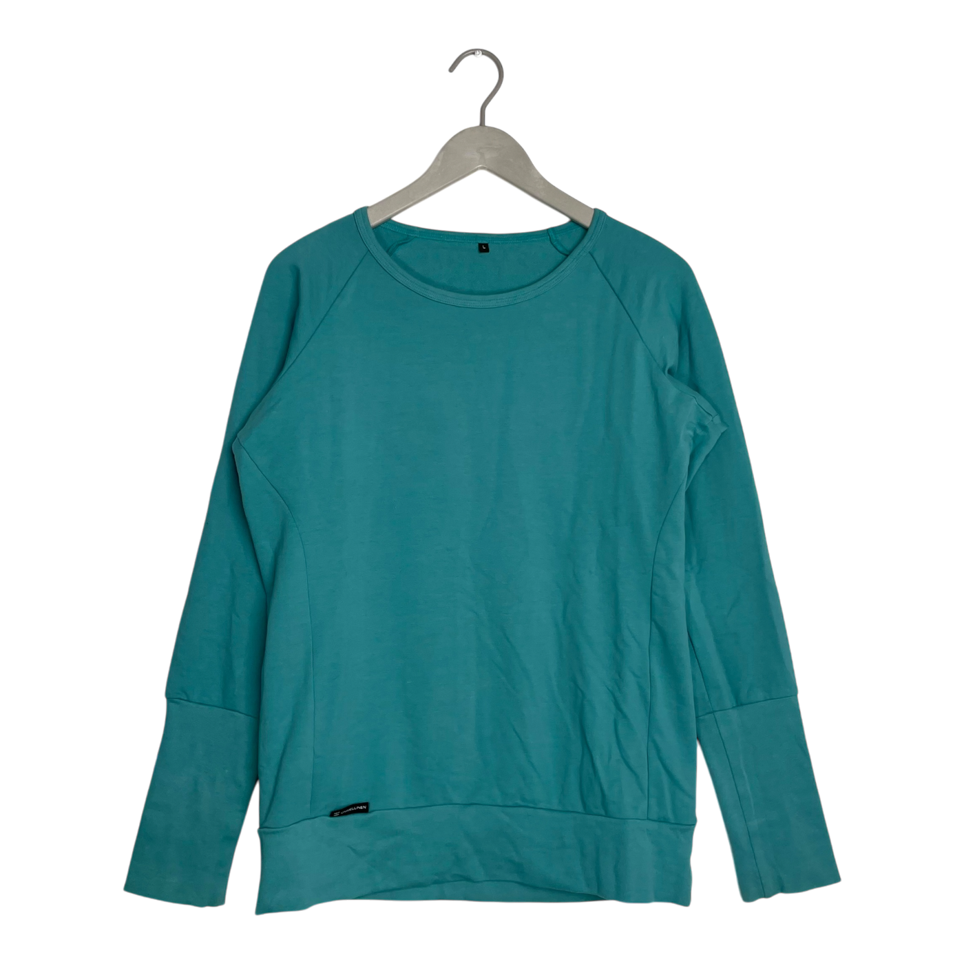 Ommellinen basic sweatshirt, turquoise | woman L