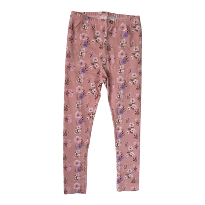 Metsola leggings, flowers | 110/116cm