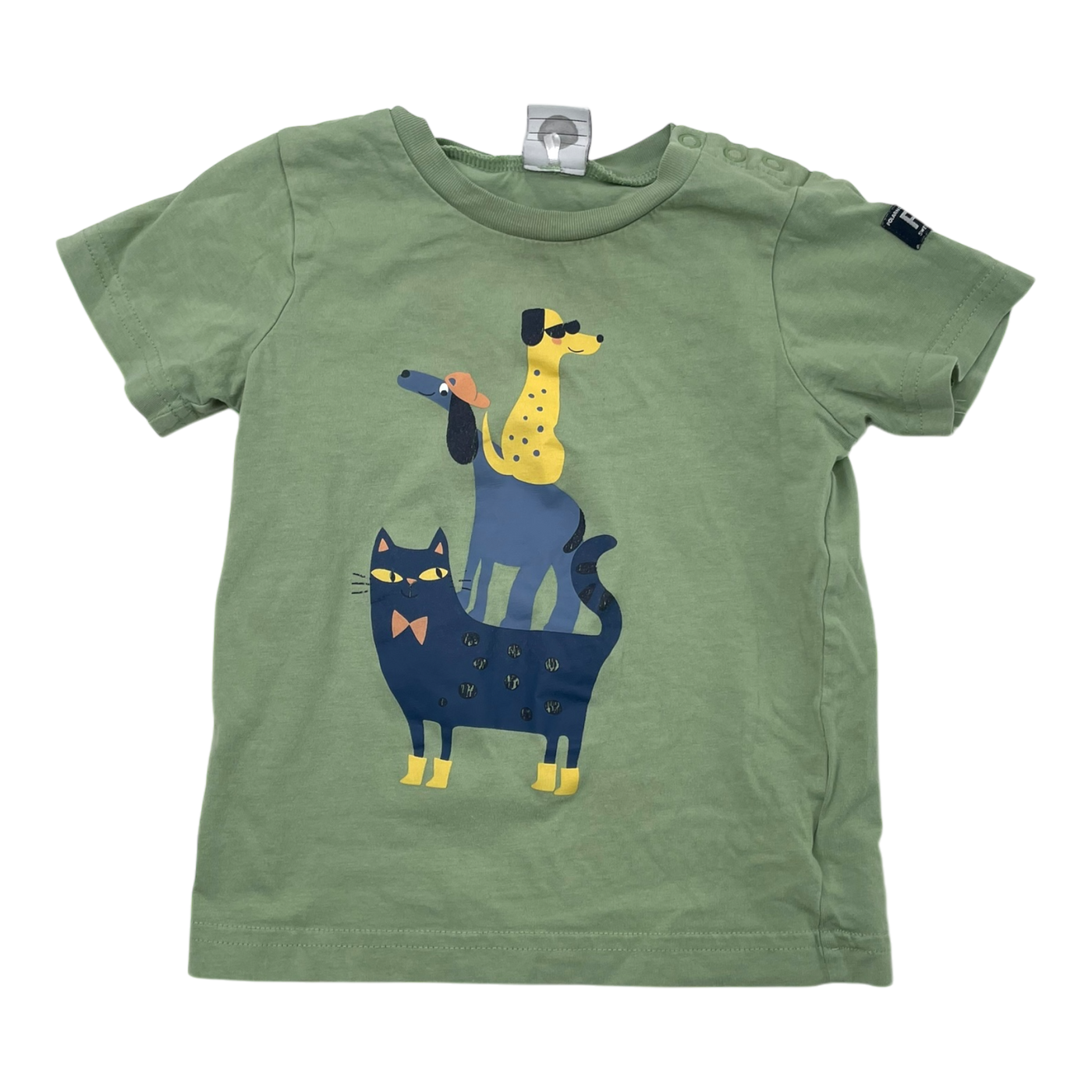 Polarn O. Pyret t-shirt, tea green | 92cm
