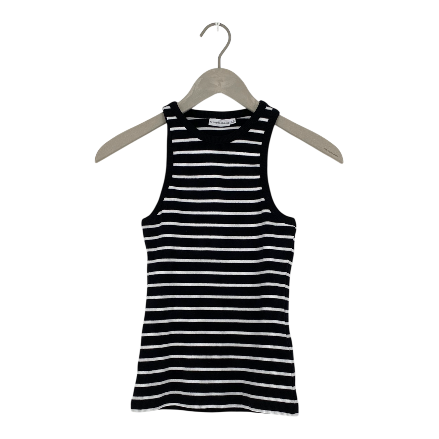 Riva Clothing rib tank, stripes | woman XS
