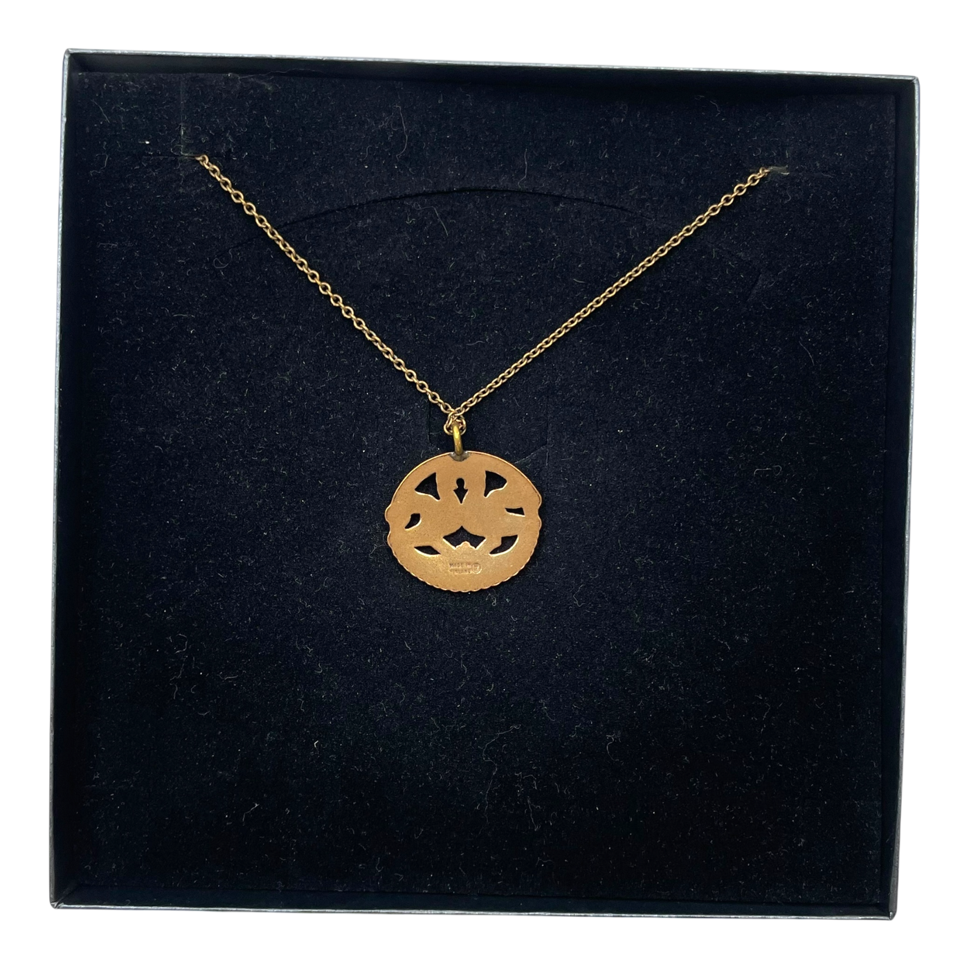 Kalevala Koru kuhmoisten kukot necklace, bronze