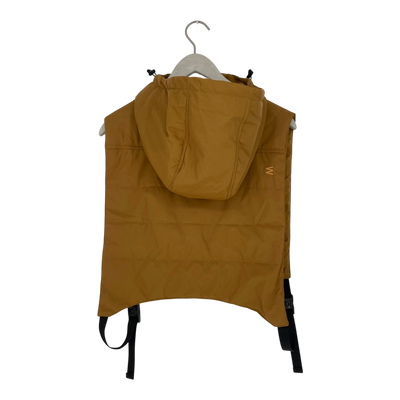 Embassy of Bricks and Logs steeton hood vest, tan | onesize