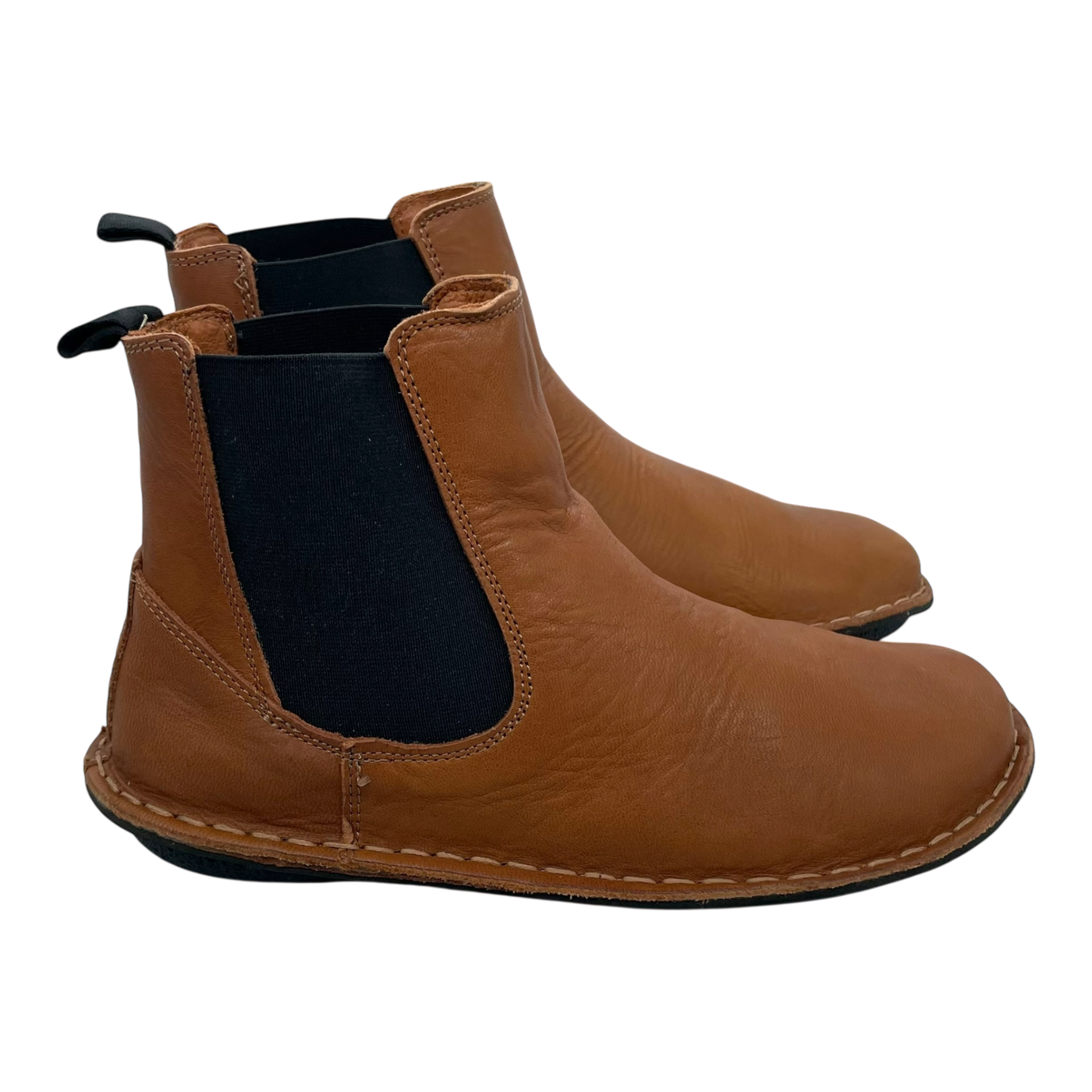 VIBAe Helsinki leather boots, cognac brown | 38