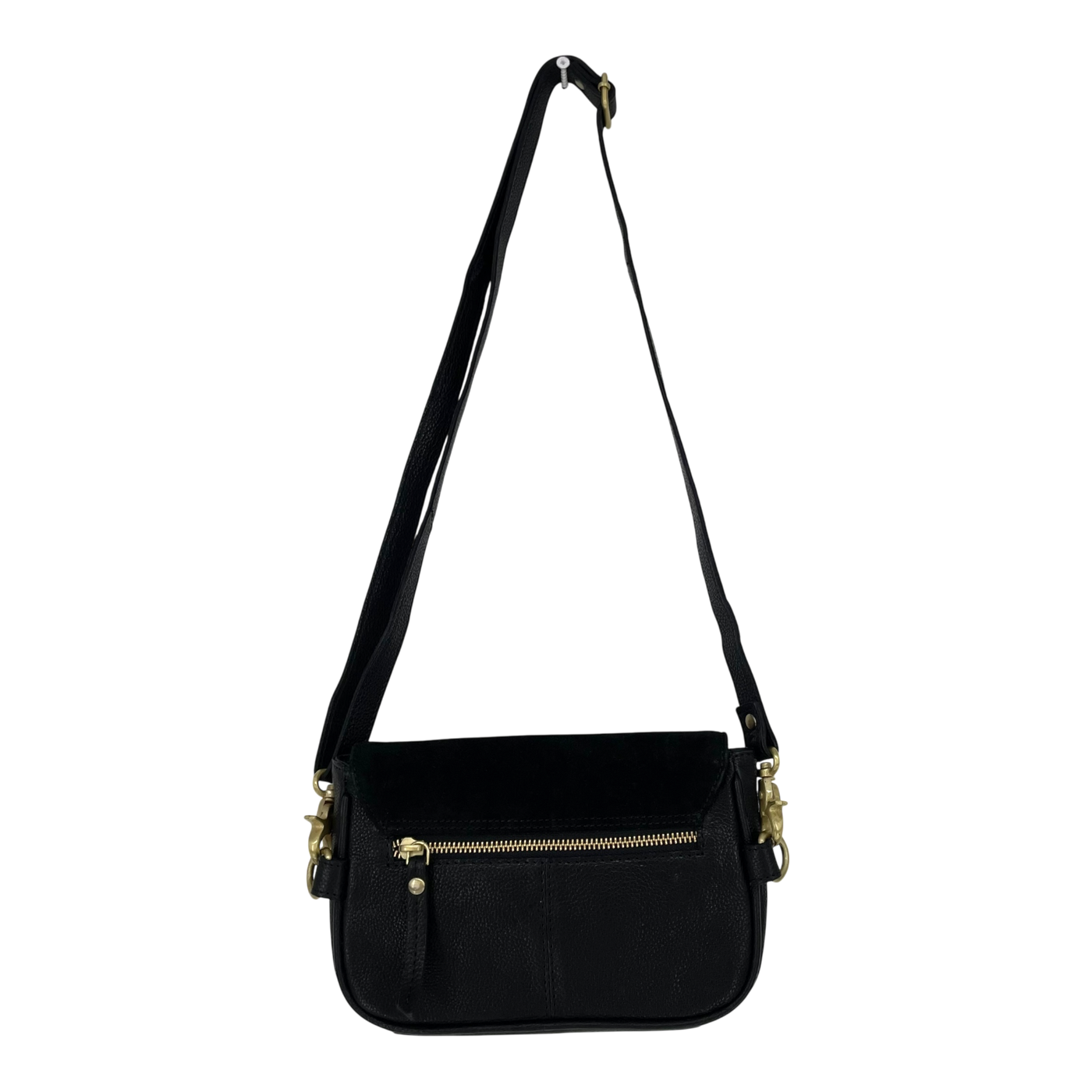 Holzrichter leather crossbody bag, black