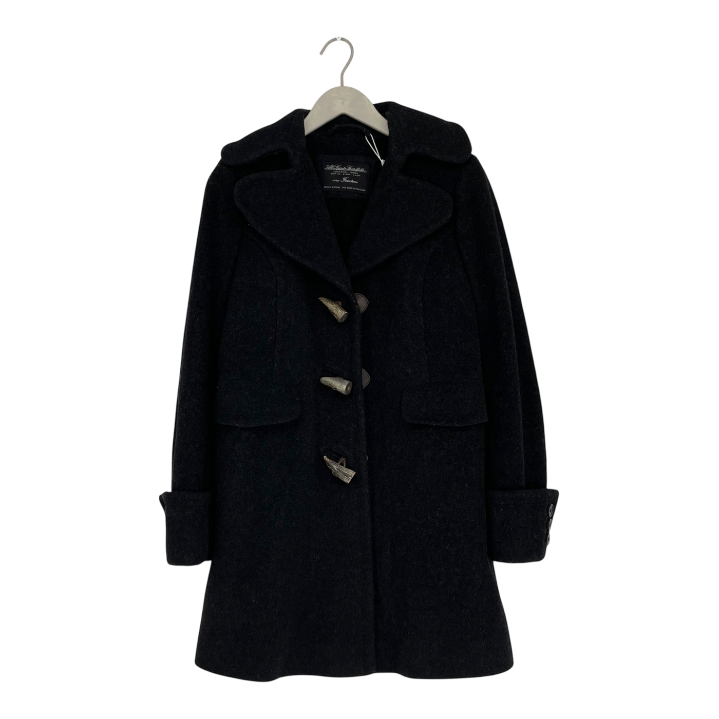 AllSaints wool coat, black | woman 44
