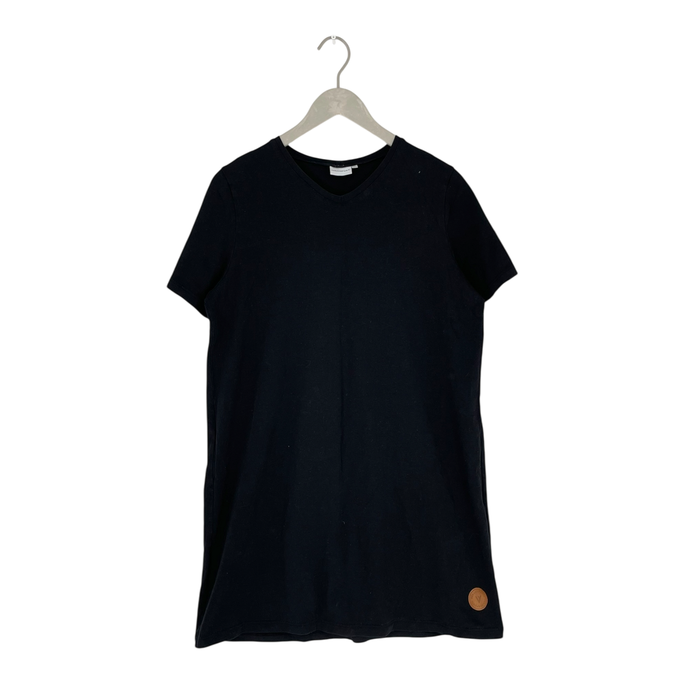 Versonpuoti t-shirt dress, black | woman L