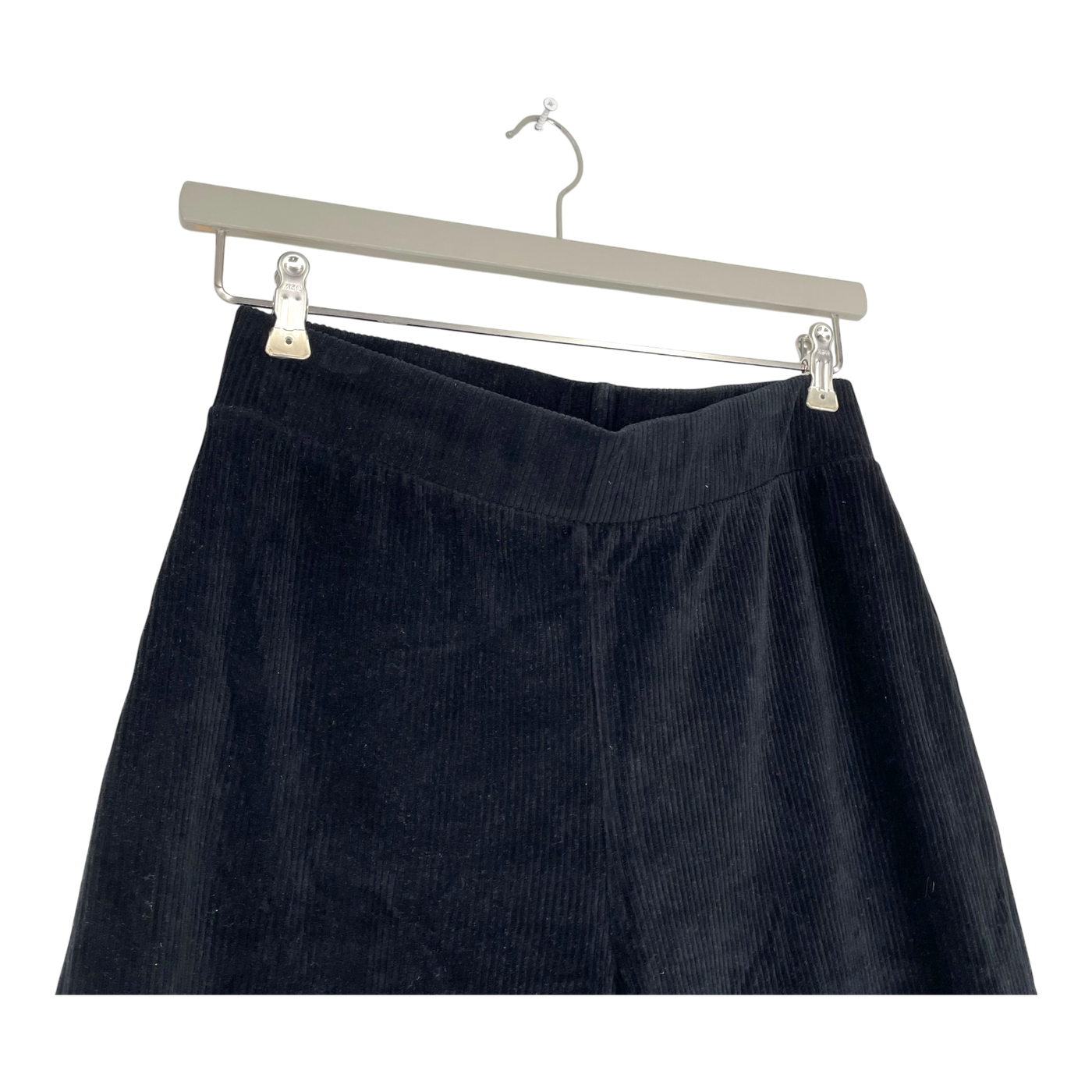 Kaiko corduroy wide culottes, black | woman L