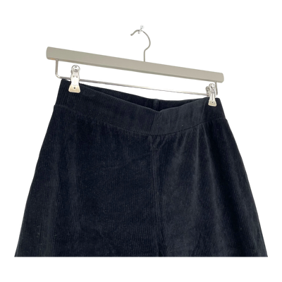 Kaiko corduroy wide culottes, black | woman L
