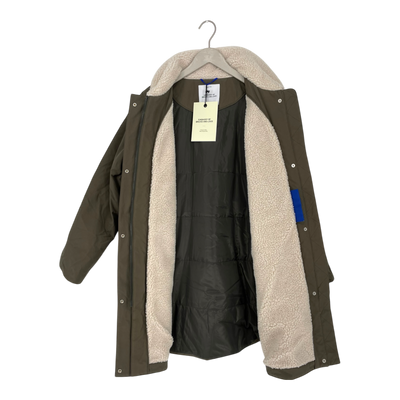 Embassy of Bricks and Logs jondal parka jacket, black olive | unisex S