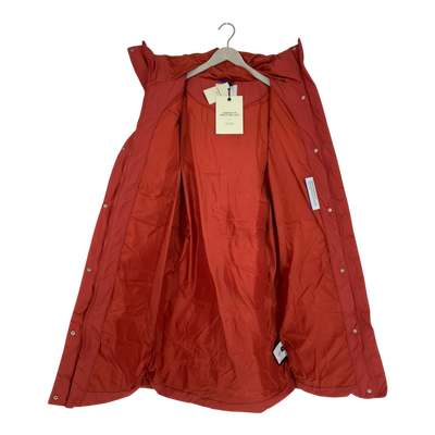 Embassy of Bricks and Logs ry puffer jacket, brick red | unisex S